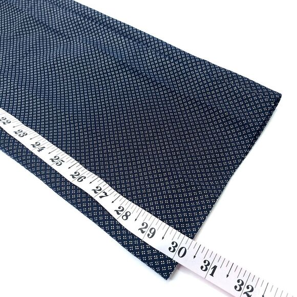 Talbots Navy Blue Newport Diamond Polka Dots Mid-Rise Preppy Dress Pants Sz 8 - Picture 14 of 15